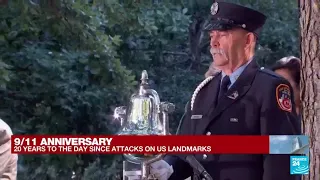 9/11 anniversary: Sixth moment of silence to mark North Tower fall • FRANCE 24 English