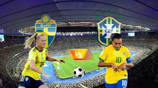 Sweden VS Brazil - Friendly Match Women - 24/06/2022 #FIFA22