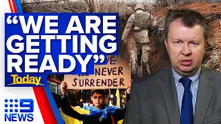 Ukraine preparing for possible ‘full-scale invasion’ from Russia | 9 News Australia