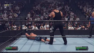 John Cena vs. The Undertaker.