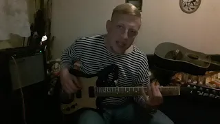 Гражданская оборона Жека уже в Гамбурге (разбор на гитаре / guitar cover) - аранжировка для 1 гитары