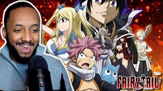 THIS LOOKS GOOD! Fairy Tail All Anime Opening REACTION (1-26)