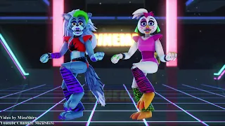 【MMD FNAF】Shimmer Dance (Chica and Roxy)【60fps】