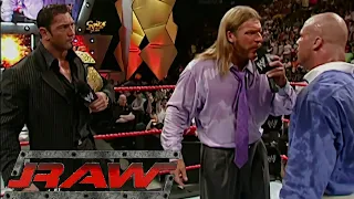 Triple H, Kurt Angle, Batista & Shawn Michaels Segment Pt.2 (Brawl Occurs) RAW Jun 13,2005