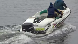 ЛОДОЧНЫЙ МОТОР МЕРКУРИЙ 135 на Катер BRP Sea Doo  Часть 2