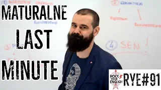 Maturalne LAST MINUTE | ROCK YOUR ENGLISH #91