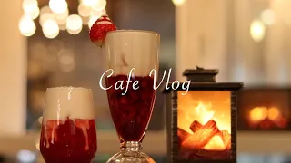 Eng)Cafe vlog / 잔잔하고 분위기 좋은 카페 브이로그 / 오픈부터 마감까지 / 크림 맛집 / 카페 ASMR / 백색소음 /카페사장