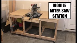 Fold Away Miter Saw Station and Assembly Table!