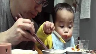 パパと食事