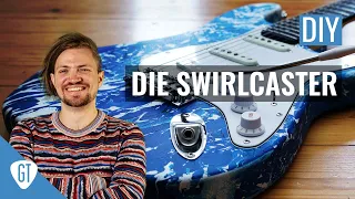 "Swirlcaster" | Stratocaster E-Gitarre selber bauen | #diykitchallenge22
