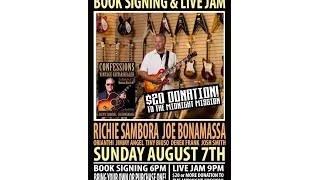 Book Signing with Richie Sambora & Joe Bonamassa - August 7th