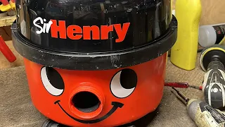 1997 Numatic Sir Henry hoover cleaning the car.