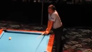[Rare footage] Efren Reyes miss an easy shot for the first time in his career