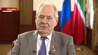 Минтимер Шаймиев поздравил Ильшата Аминова с 60-летним юбилеем