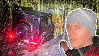 OFFROAD in my NEW SUZUKI JIMNY in a HAILSTORM Goes HORRIBLY WRONG