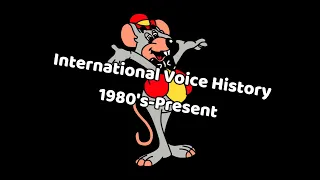 Chuck E. Cheese's International Voice History