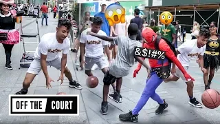 Julian Newman Takes Over TIMES SQUARE! Crosses Up Random Fans & Breaks Off SPIDERMAN 😂