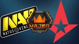 NaVi vs Astralis   (Overpass map 2) FACEIT Major  London 2018 Highlights