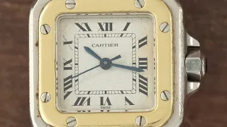Restoration of old Cartier Santos. I was shocked when I opened this watch!