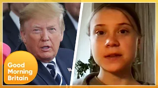 Greta Thunberg Finds It Hilarious When Donald Trump Lashes Out At Her Online | Good Morning Britain