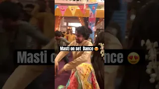 Ruhi Nahar Juhi dance after packup Mann sundar tv serial shooting behind the scenes on set masti