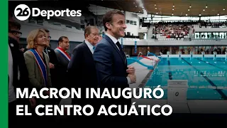 Juegos Olímpicos Paris 2024: Macron inauguró el centro acuático