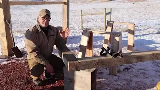 Timber Frame Barn Rafter Assembly