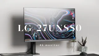 Review: LG Ultrafine 27UN880 4k Monitor