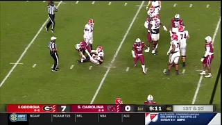 2020 USC vs Georgia - Jaylin Dickerson and Rodricus Fitten Sack