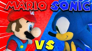 Mario Vs Sonic Plush! - Super Mario Richie