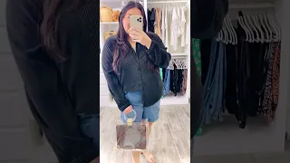 How to style plus size denim shorts I Plus size fashion & haul I Walmart, Target, Old Navy 2023