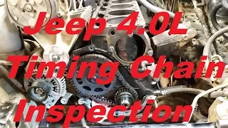 Jeep 4.0L Timing Chain Inspection