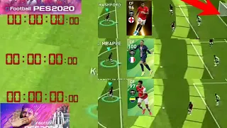 Speed test of fastest players in eFOOTBALL PES MOBILE 2021