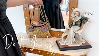 Vintage Bag Making from old clothes | DIY