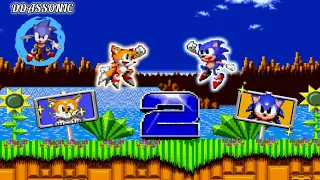Sonic & Tails in Sonic The Hedgehog 2 Extended • Sonic Hack