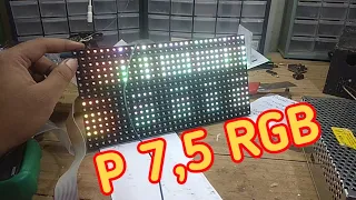 Servis runing Text Panel RGB