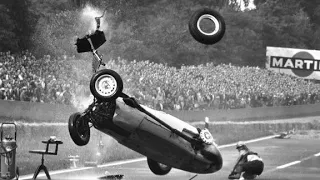 #history #crash #90s #car Crash in 1959 Famous Driver - Hans Hermann(Germany)