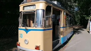 Straßenbahn Gothawagen Mitfahrt Woltersdorf Linie 87