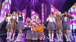 LOONA (girl of the month) - Hi High @ popular song Inkigayo 20181014