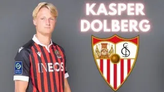 Kasper Dolberg - Welcome to Sevilla 2022 - Best Skills & Goals |