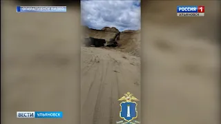 Незаконная добыча песка