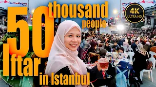 Ramadan iftar party  in Istanbul 2023 / İstanbul'da 50 bin kişi iftarda 2023