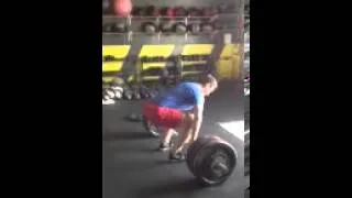 Coach Chad McKay 310# Clean and almost pass out