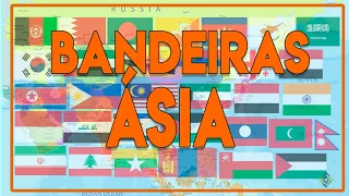 Bandeiras dos países da Ásia