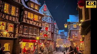 STRASBOURG 4K🎄THE CHRISTMAS CAPITAL OF THE WORLD - France Christmas Market Tour