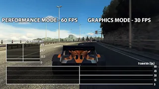 Grid Autosport Nintendo Switch - Performance vs Graphics Mode SplitScreen Graphical & FPS Comparison
