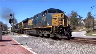 Csx and Amtrak at Point of rocks and Barnsville