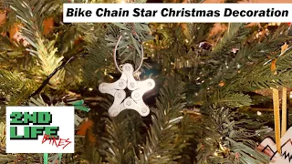 Bike Chain Star Christmas Decoration Ornaments - Hand Made Tutorial