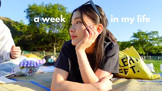week in my life │ picnic date, chill summer days in the city, baking