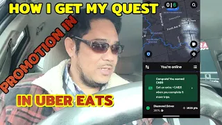 HOW I GET MY QUEST PROMOTION IN UBER EATS DELIVERIES